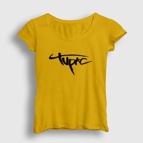 Presmono Logo Tupac Shakur Kadın T-shirt