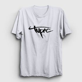 Presmono Logo Tupac Shakur Kırmızı Unisex T-shirt