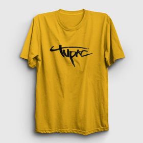 Presmono Logo Tupac Shakur Kırmızı Unisex T-shirt