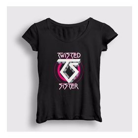 Presmono Logo Twisted Sister Kadın T-shirt