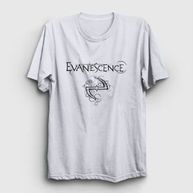 Presmono Logo V2 Evanescence Beyaz Unisex T-shirt