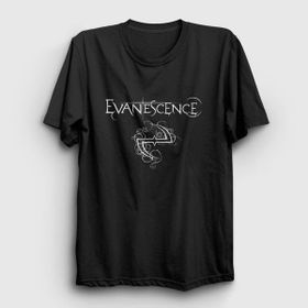 Presmono Logo V2 Evanescence Siyah Unisex T-Shirt