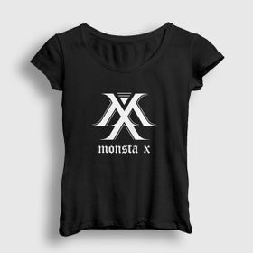 Presmono Logo V2 K-Pop Monsta Kadın X T-shirt