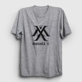 Presmono Logo V2 K-Pop Monsta Kadın X T-shirt