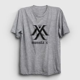 Presmono Logo V2 K-Pop Monsta X Sarı Unisex T-Shirt