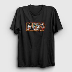 Presmono Logo V2 Kiss Siyah Unisex T-Shirt