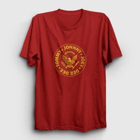 Presmono Logo V2 Ramones Kırmızı Unisex T-Shirt