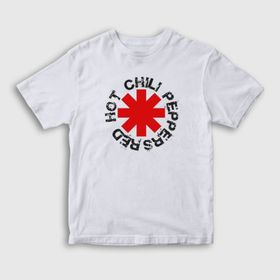 Presmono Logo V2 Red Hot Chili Peppers Beyaz Unisex T-shirt