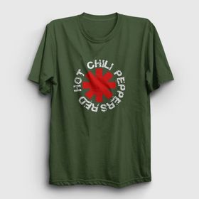 Presmono Logo V2 Red Hot Chili Peppers Beyaz Unisex T-shirt