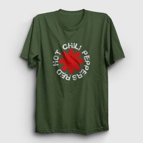 Presmono Logo V2 Red Hot Chili Peppers Haki Unisex T-Shirt