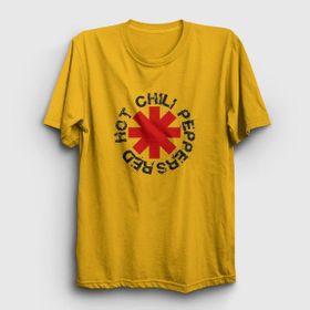 Presmono Logo V2 Red Hot Chili Peppers Sarı Unisex T-Shirt