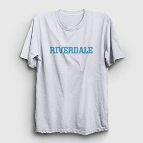 Presmono Logo V2 Riverdale Beyaz Unisex T-shirt