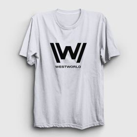 Presmono Logo V2 Westworld Beyaz Unisex T-Shirt