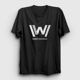 Presmono Logo V2 Westworld Siyah Unisex T-Shirt