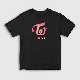 Presmono Logo V3 K-Pop Twice Beyaz Unisex T-shirt