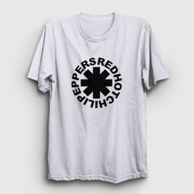 Presmono Logo V3 Red Hot Chili Peppers Beyaz Unisex T-shirt