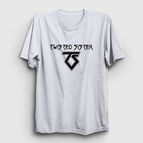 Presmono Logo V3 Twisted Sister Beyaz Unisex T-Shirt