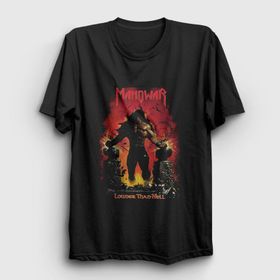 Presmono Louder Than Hell Manowar Kadın T-shirt