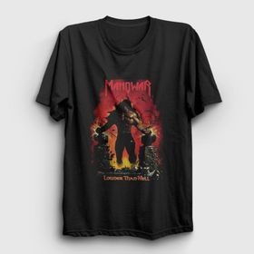 Presmono Louder Than Hell Manowar Kadın T-shirt