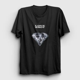 Presmono Love Shot Exo Siyah Unisex T-Shirt