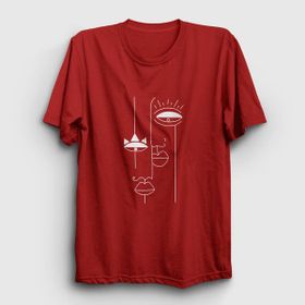 Presmono Lovers Valentine'S Day Sevgililer Günü Kırmızı Unisex T-Shirt