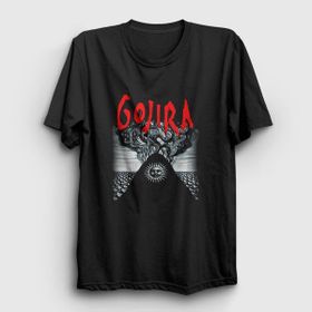 Presmono Magma Gojira Siyah Unisex T-Shirt