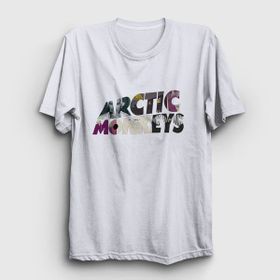 Presmono Mask Arctic Monkeys Beyaz Unisex T-shirt