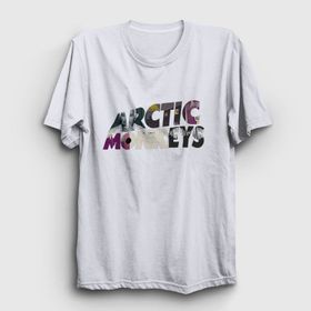 Presmono Mask Arctic Monkeys Beyaz Unisex T-shirt