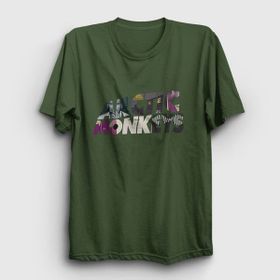 Presmono Mask Arctic Monkeys Haki Unisex T-Shirt