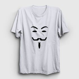 Presmono Mask Film V For Vendetta Beyaz Unisex T-shirt