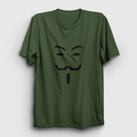 Presmono Mask Film V For Vendetta Haki Unisex T-Shirt