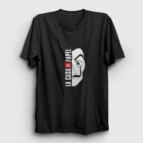 Presmono Mask V2 La Casa De Papel Siyah Unisex T-Shirt