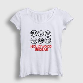 Presmono Masks V3 Hollywood Undead Kadın T-shirt