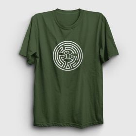 Presmono Maze Westworld Haki Unisex T-Shirt
