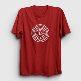 Presmono Maze Westworld Kırmızı Unisex T-Shirt