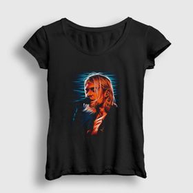 Presmono Mic Nirvana Kurt Cobain Kadın T-shirt