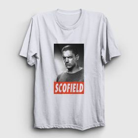 Presmono Michael Scofield Prison Break Beyaz Unisex T-shirt