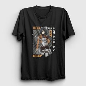 Presmono Mikasa Anime Attack On Titan Kadın T-shirt