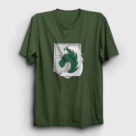 Presmono Military Anime Attack On Titan Haki Unisex T-Shirt