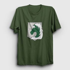 Presmono Military Anime Attack On Titan Haki Unisex T-Shirt
