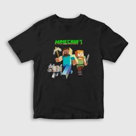 Presmono Miners Minecraft Kırmızı Unisex T-Shirt