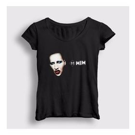 Presmono Mm Marilyn Manson Kadın T-shirt