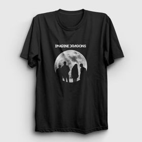 Presmono Moon Imagine Dragons Kadın T-shirt