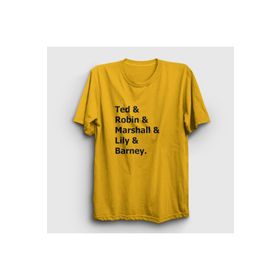 Presmono Names How I Met Your Mother Sarı Unisex T-shirt