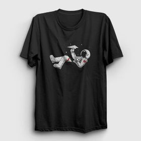 Presmono Paper Plane Astronaut Space Astronot Uzay Kadın T-shirt