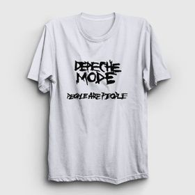 Presmono People Depeche Mode Beyaz Unisex T-Shirt