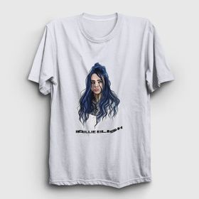 Presmono Po Billie Eilish Beyaz Unisex T-Shirt