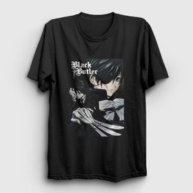 Presmono Poster Anime Kuroshitsuji Kadın T-shirt