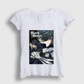 Presmono Poster Anime Kuroshitsuji Kadın T-shirt