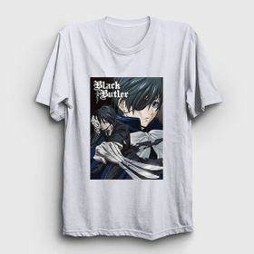 Presmono Poster Anime Kuroshitsuji Kadın T-shirt